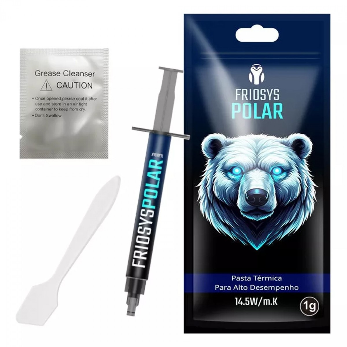 Pasta Térmica Friosys Polar 1G, 14.5W/mK, FSYPLR1G