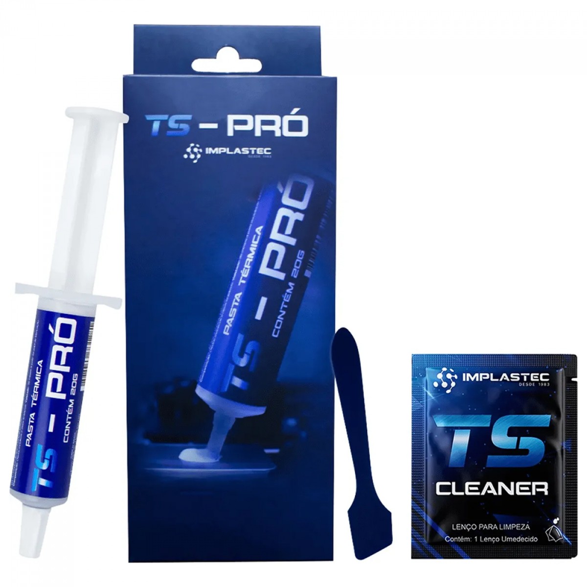 Pasta Térmica Implastec TS Pró 20G, 6.2W/mK, PATSPRO20G