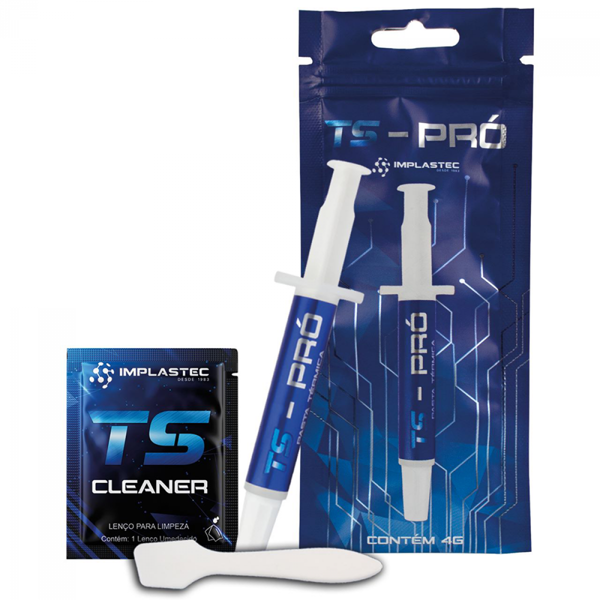Pasta Térmica Implastec TS PRÓ Seringa 4g, PATSP410CX