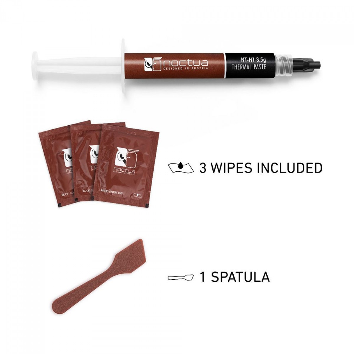 Pasta Térmica Noctua NT-H1 - 3.5g SW Edition