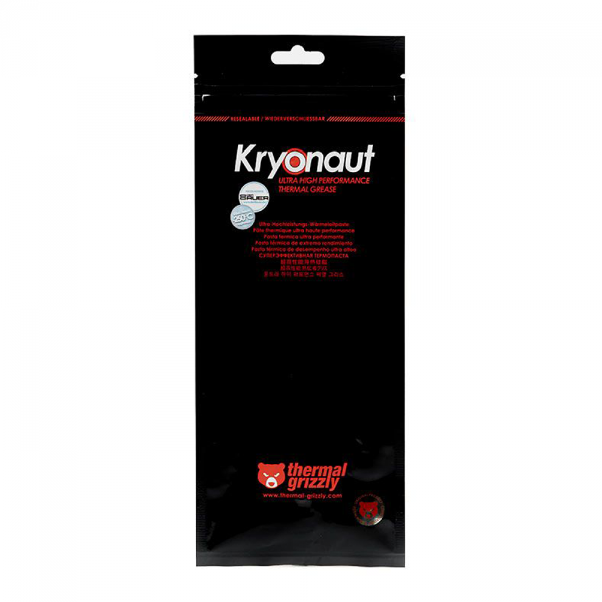 Pasta Térmica Thermal Grizzly Kryonaut, 37g, 10ml, TG-K-100-R