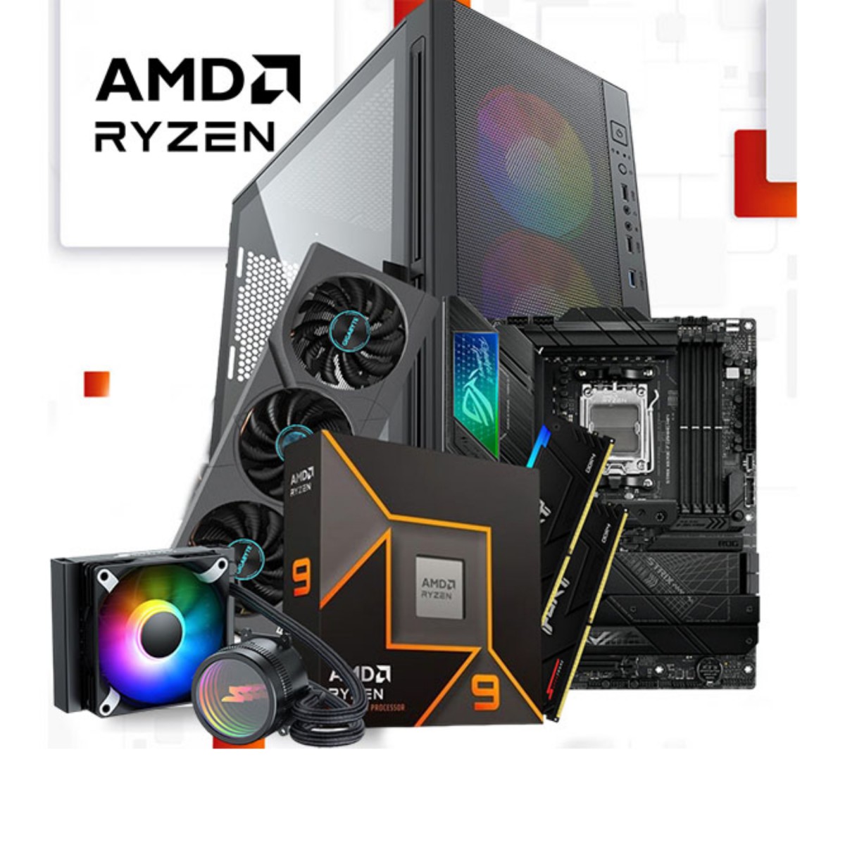 PC Gamer Plataforma AMD Ryzen 9000 DDR5 AM5 (FULL CUSTOM)