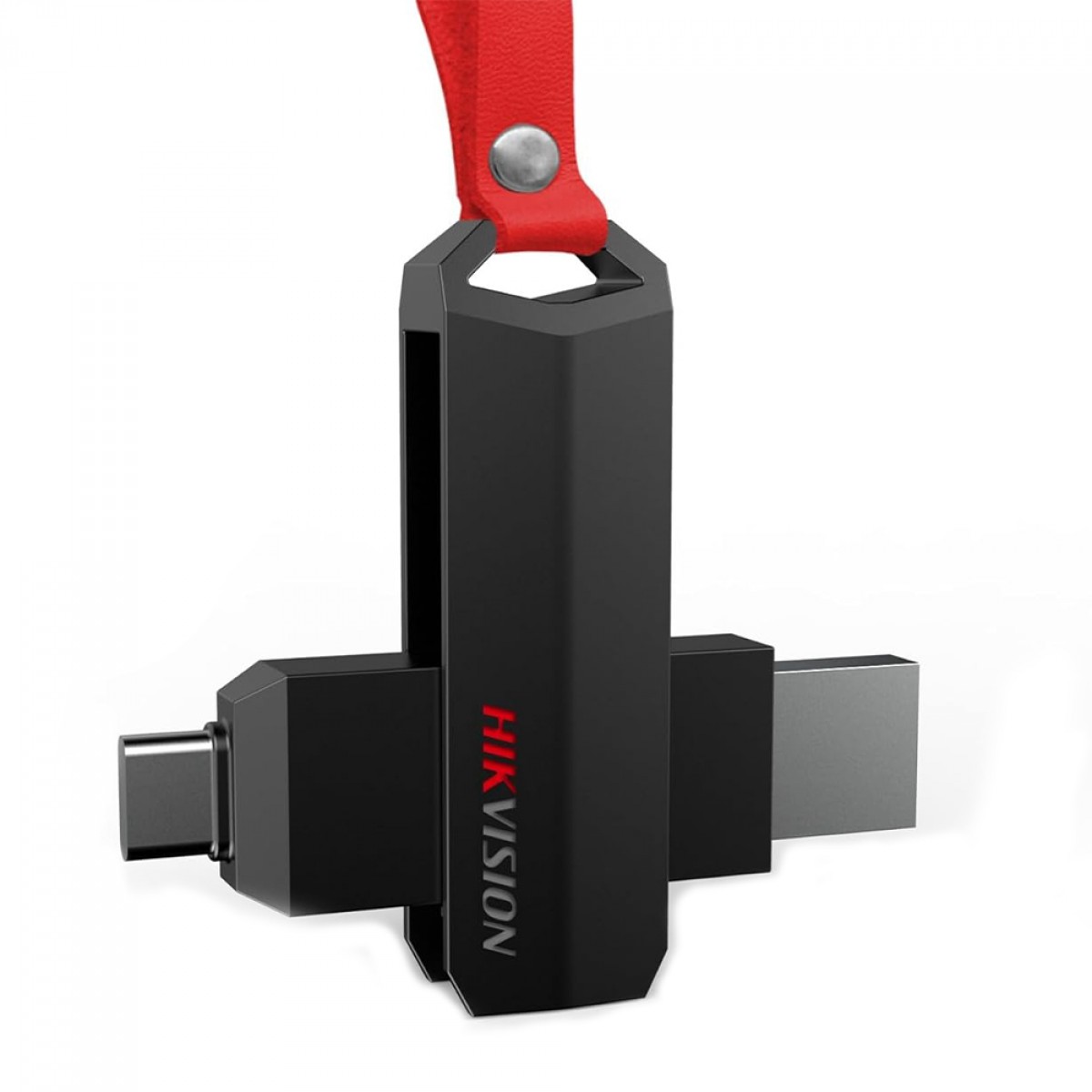 Pendrive Hikvision E304C, 64GB, USB 3.2 + Type C, 120MBs, HS-USB-E304C 64G U3