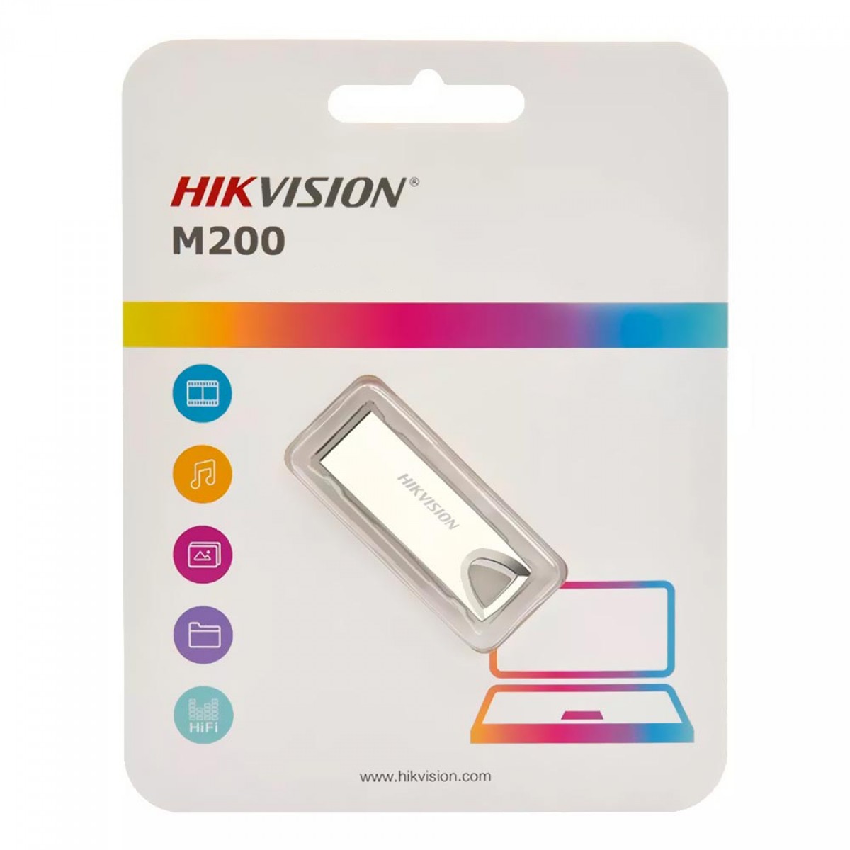 Pendrive Hikvision MS200, 128GB, USB 3.0, 80MBs, HS-USB-M200/128G U3
