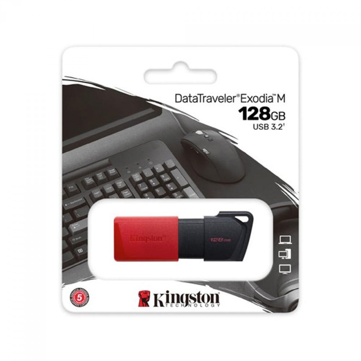 Pendrive Kingston DataTraveler Exodia M, 128GB, USB 3.2, DTXM/128GB