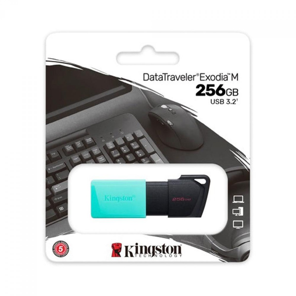 Pendrive Kingston DataTraveler Exodia M, 256GB, USB 3.2, DTXM/256GB