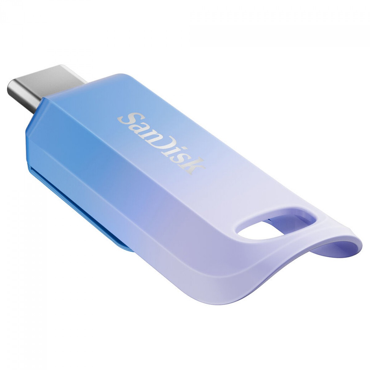 Pendrive SanDisk Creator, 256GB, USB Type-C, 400MBs, Azul, SDCZ75C-256G-G46