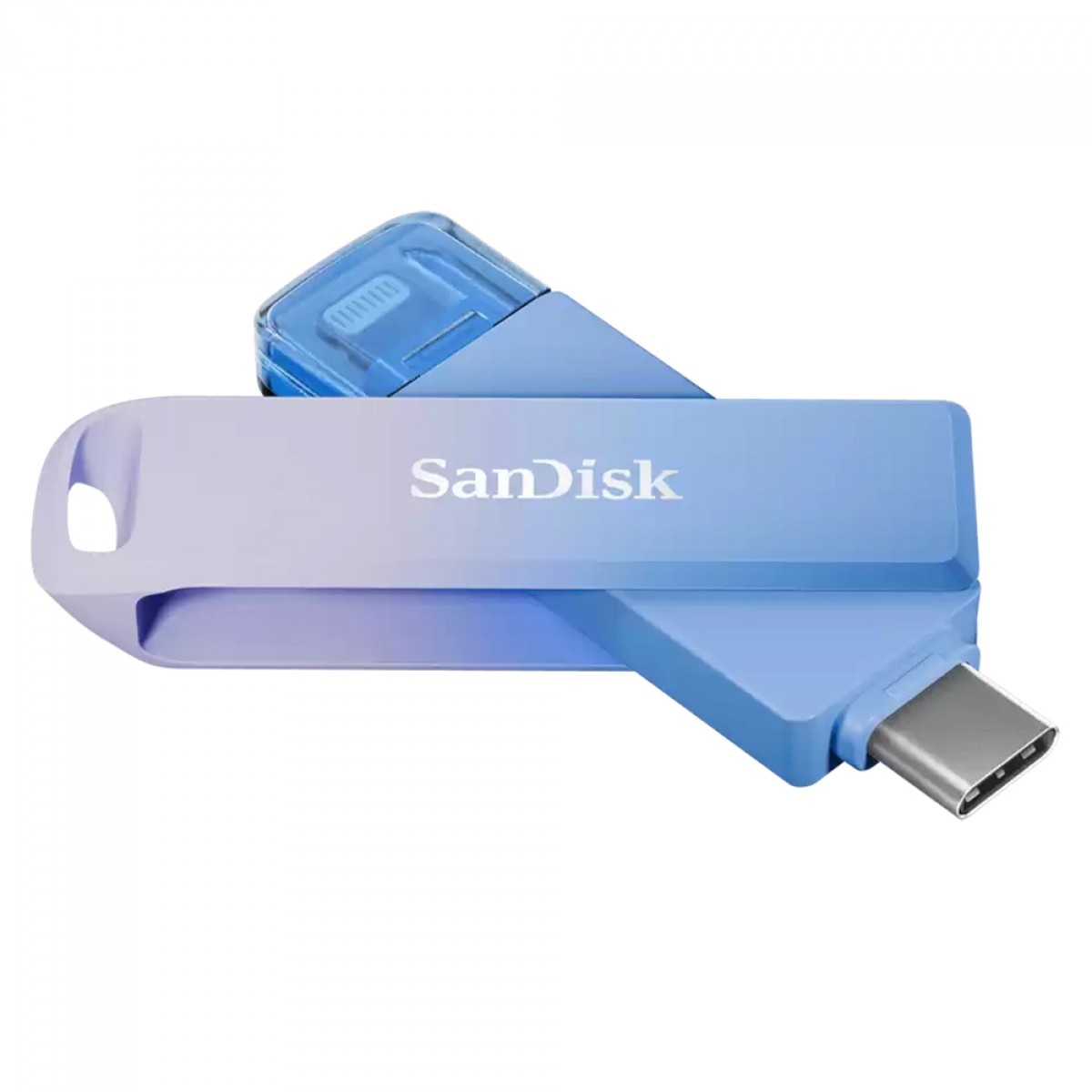 Pendrive SanDisk Creator Phone Drive, 128GB, USB-C e Lightning, Azul, SDIXD0N-128G-GN6TP
