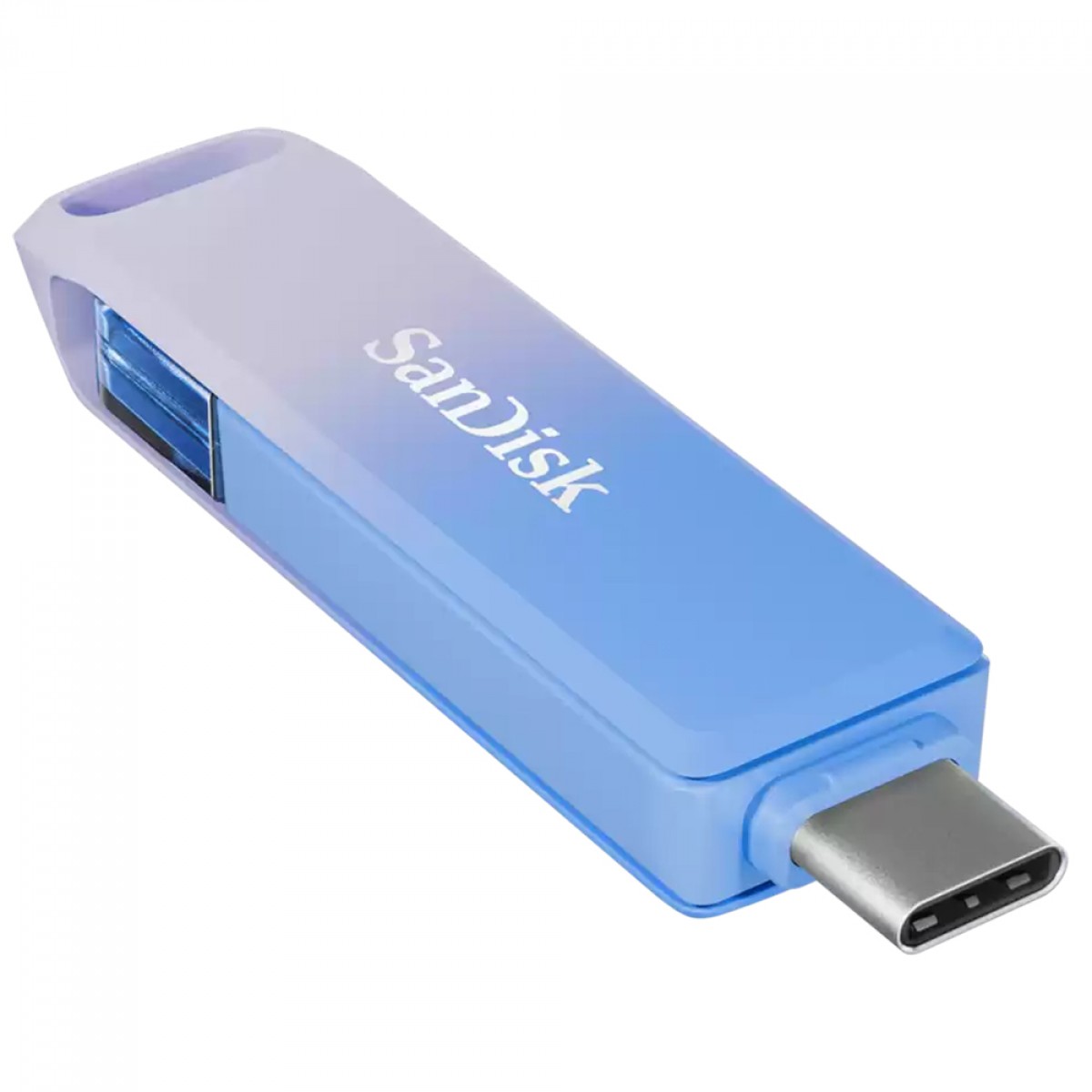 Pendrive SanDisk Creator Phone Drive, 128GB, USB-C e Lightning, Azul, SDIXD0N-128G-GN6TP