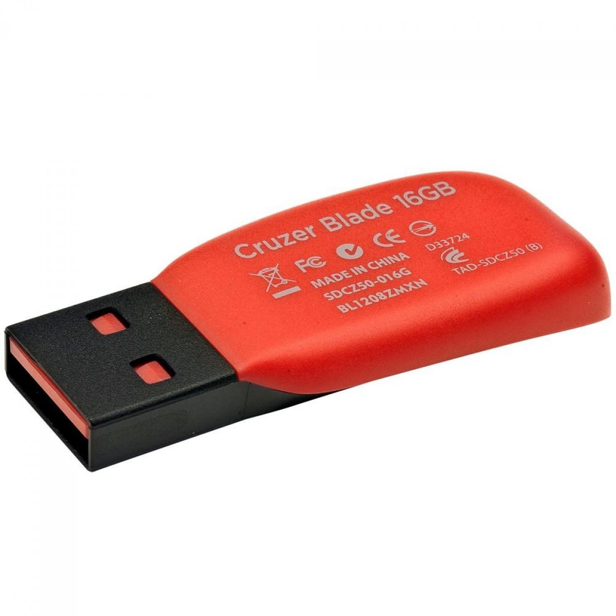 Pendrive SanDisk Cruzer Blade, 16GB, USB 2.0, SDCZ50-016G-B35
