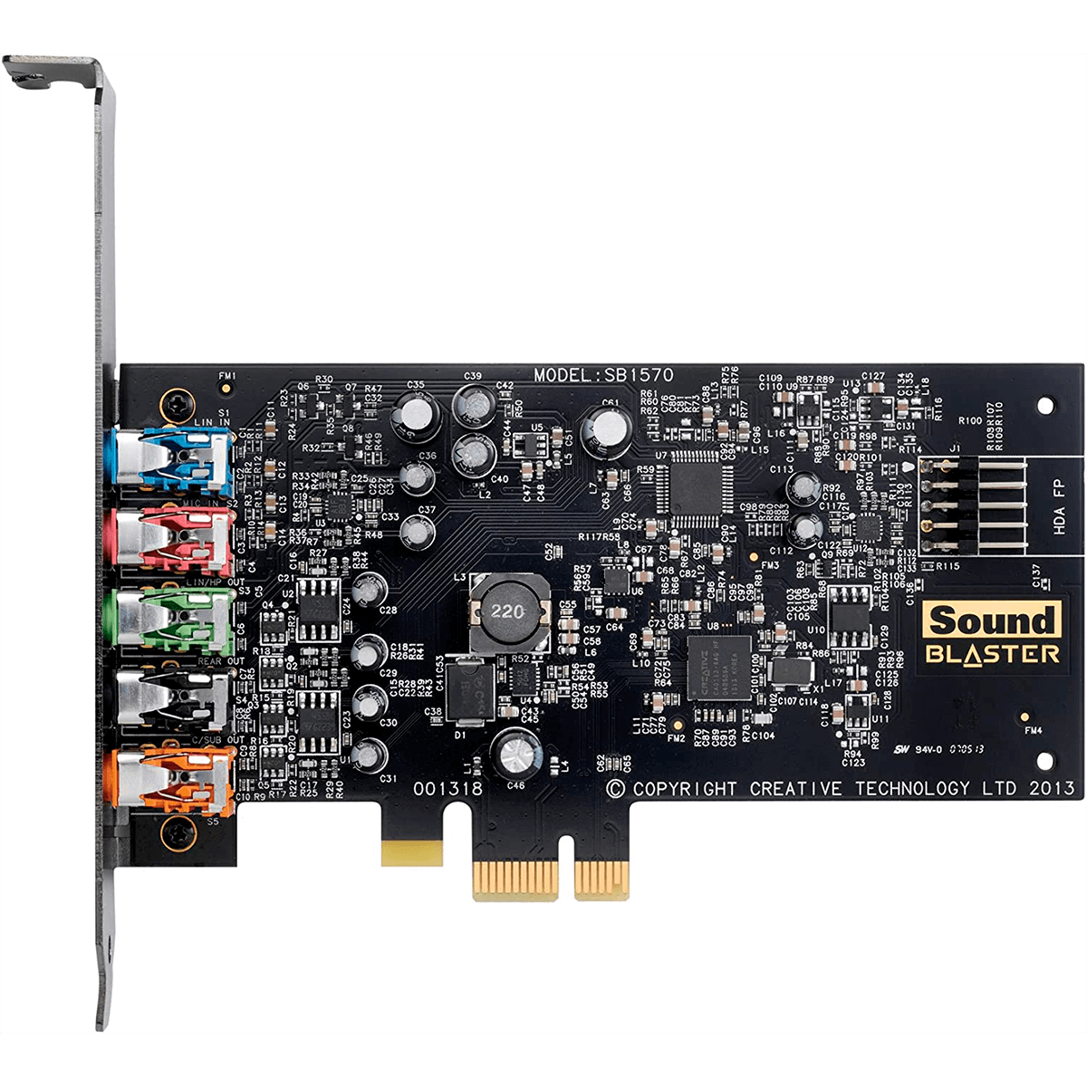 Placa de Som Creative Sound Blaster Audigy Fx, 5.1, 70SB157000001