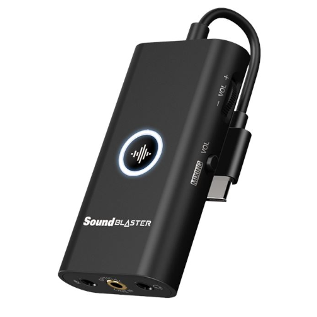 Placa de Som Creative Sound Blaster G3, Portátil, USB-C, 70SB183000000