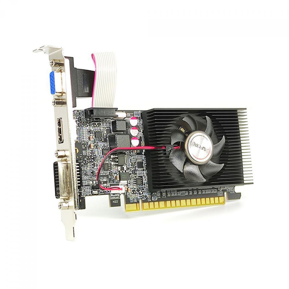 Placa De Vídeo Afox GeForce GT 610, 1GB, DDR3, 64bit, AF610-1024D3L5