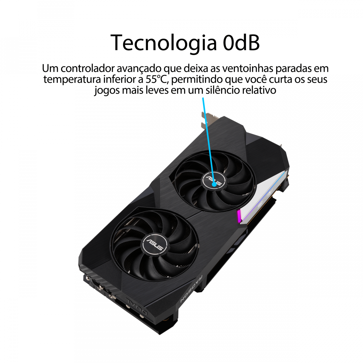 Placa de Vídeo Asus Radeon RX 6700 XT Dual, 12GB, GDDR6, FSR, Ray Tracing, DUAL-RX6700XT-12G