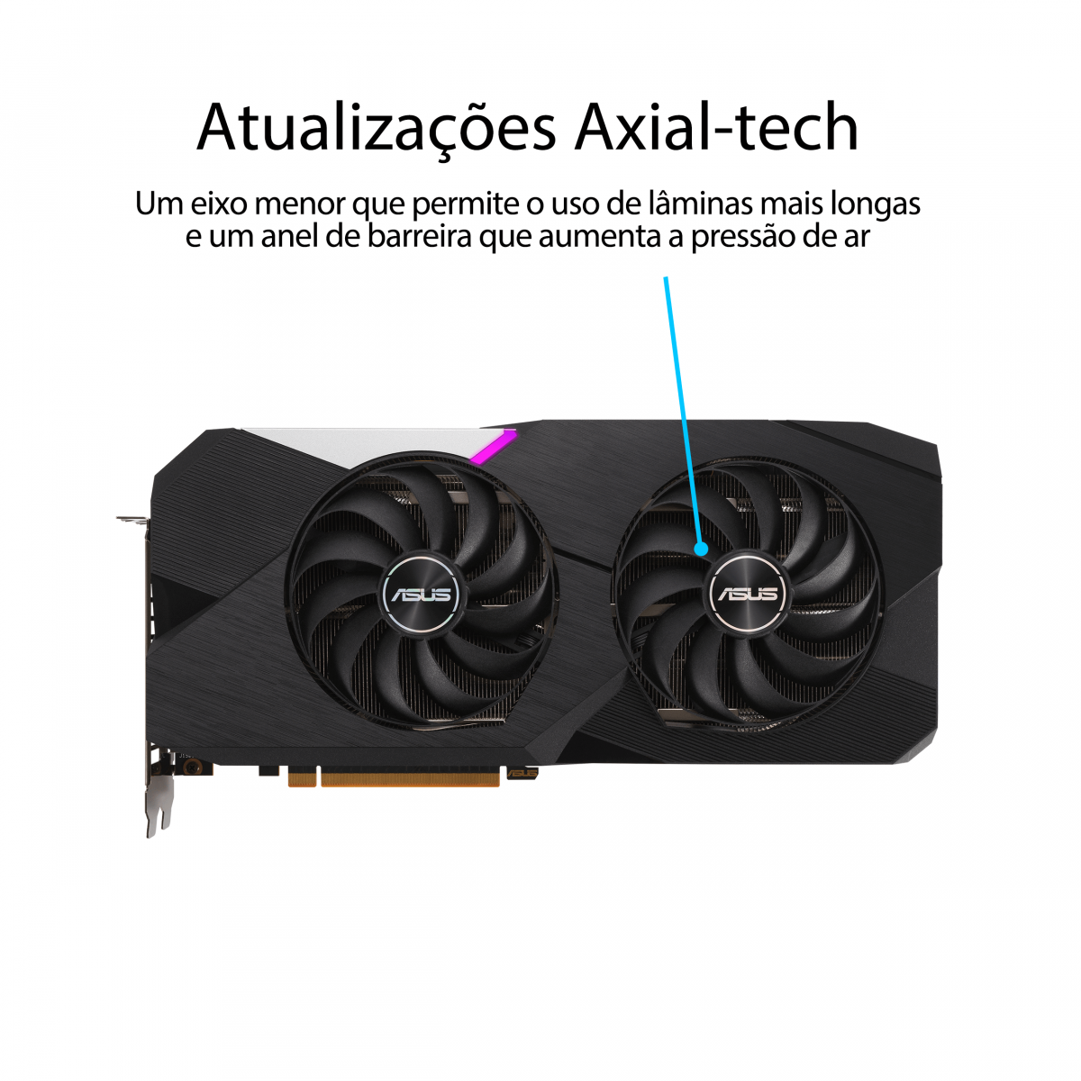 Placa de Vídeo Asus Radeon RX 6700 XT Dual, 12GB, GDDR6, FSR, Ray Tracing, DUAL-RX6700XT-12G