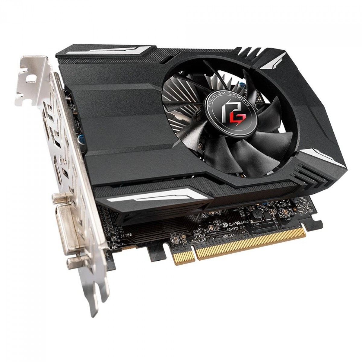 Placa de Vídeo ASRock AMD Radeon RX 550 Phantom Gaming, 4GB, GDDR5, 128Bits, 90-GA07ZZ-00UANF