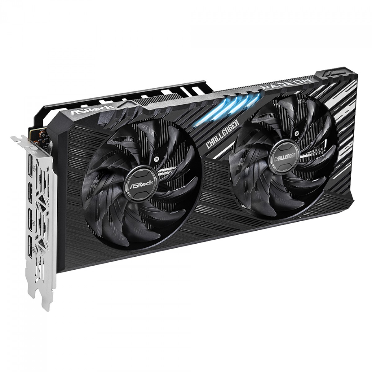 Placa de Vídeo ASRock AMD Radeon RX 7600 XT Challenger OC, 16GB, GDDR6, FSR, Ray Tracing, RX7600XT CL 16GO