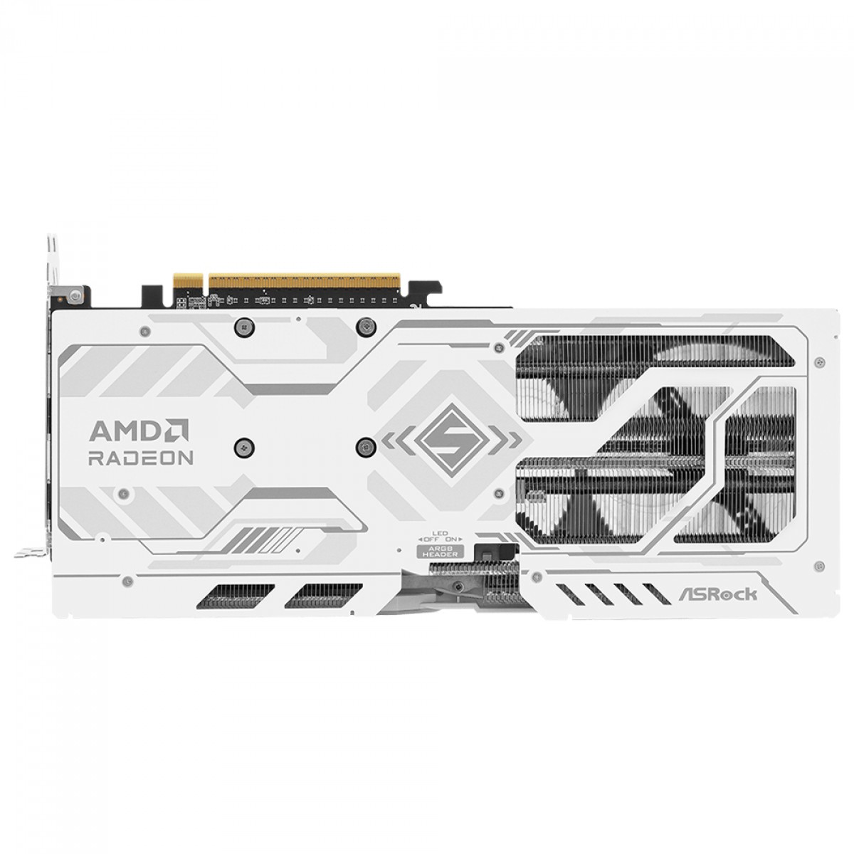 Placa de Vídeo ASRock AMD Radeon RX 9060 XT Steel Legend OC, 16GB, GDDR6, FSR, Ray Tracing, White, 90-GA5JZZ-00UANF
