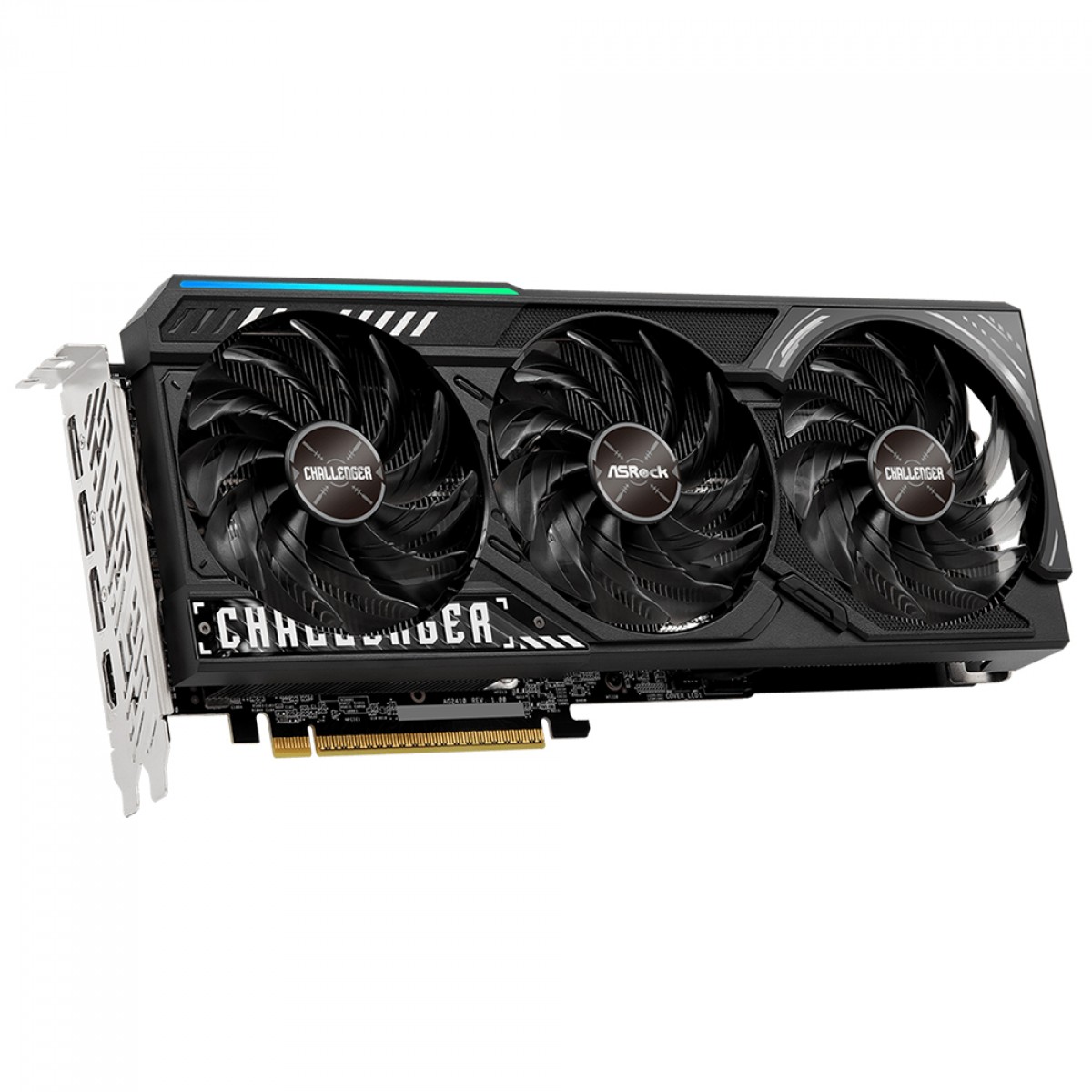Placa de Vídeo ASRock AMD Radeon RX 9070 XT Challenger, 16GB, GDDR6, FSR, Ray Tracing, 90-GA61ZZ-00UANF