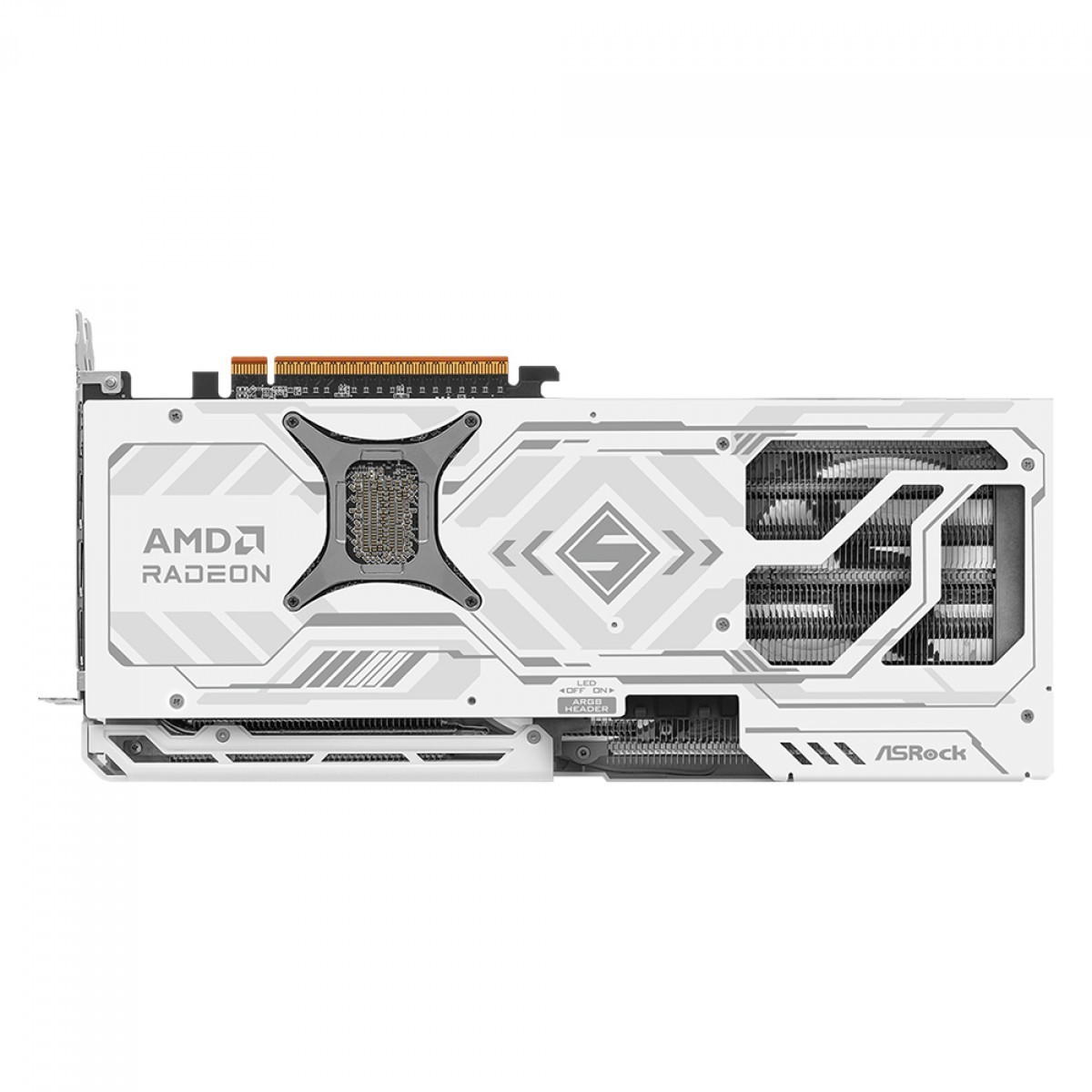 Placa de Vídeo ASRock AMD Radeon RX 9070 XT Steel Legend, 16GB, GDDR6, FSR, Ray Tracing, White, 90-GA5DZZ-00UANF