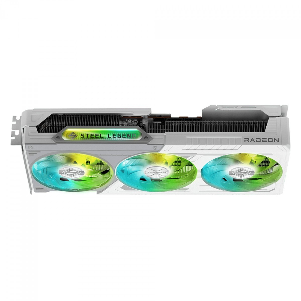 Placa de Vídeo ASRock AMD Radeon RX 9070 XT Steel Legend, 16GB, GDDR6, FSR, Ray Tracing, White, 90-GA5DZZ-00UANF