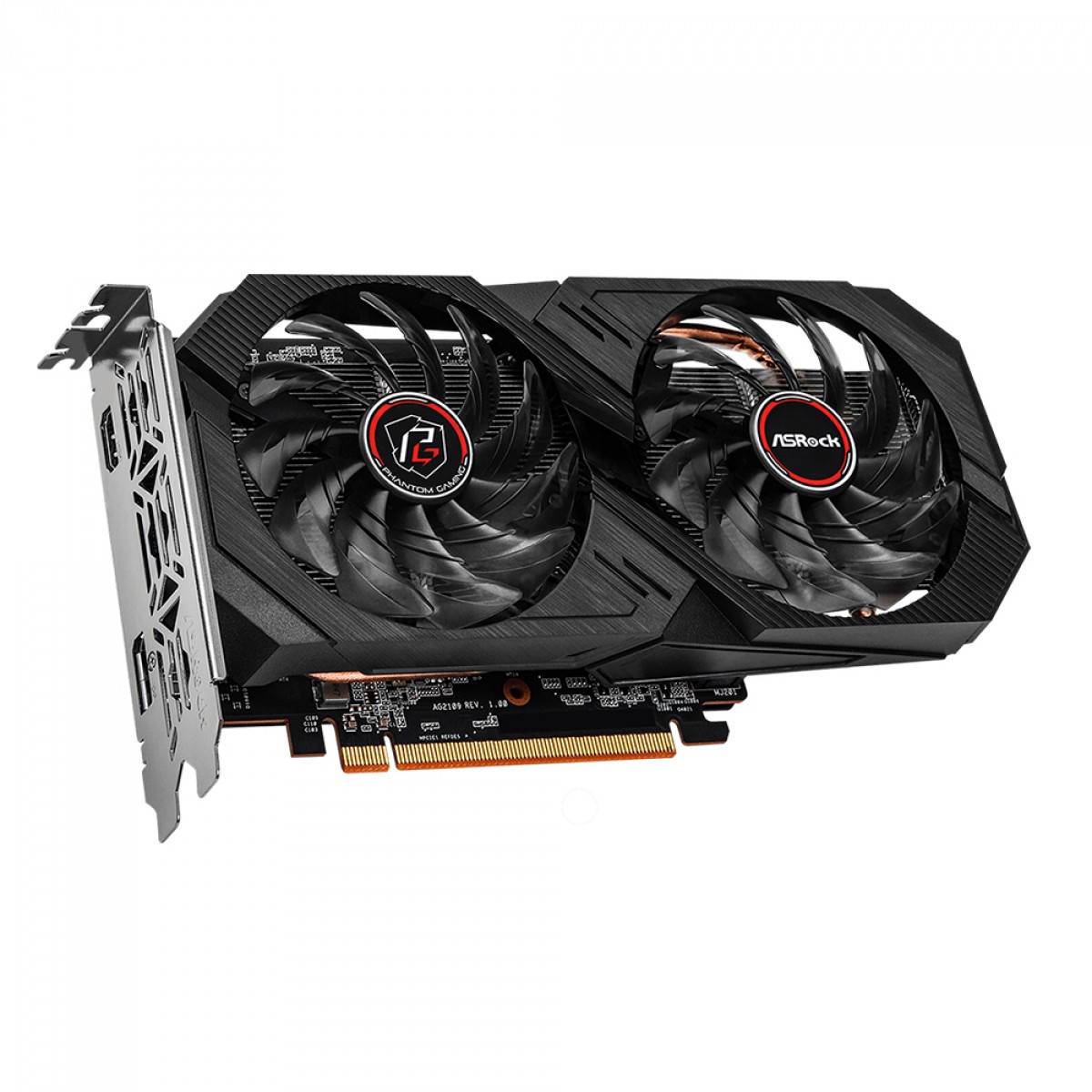 Placa de Vídeo AsRock Radeon RX 6500 XT Phantom Gaming D OC, 4GB, GDDR6, FSR, Ray Tracing, 90-GA3DZZ-00UANF