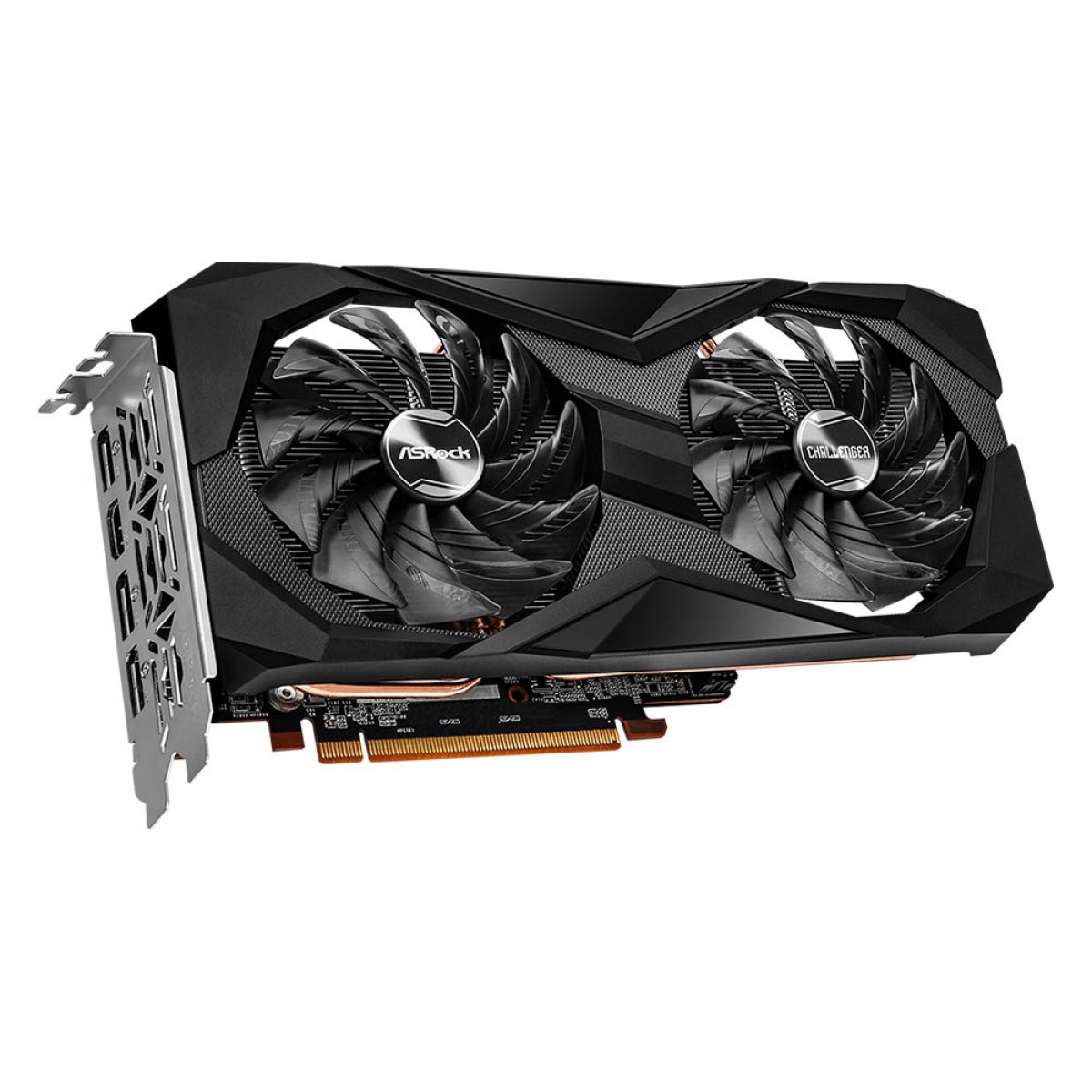 Placa de Vídeo ASRock Radeon RX 6600 Challenger D, 8GB, GDDR6, FSR, Ray Tracing, 90-GA2RZZ-00UANF