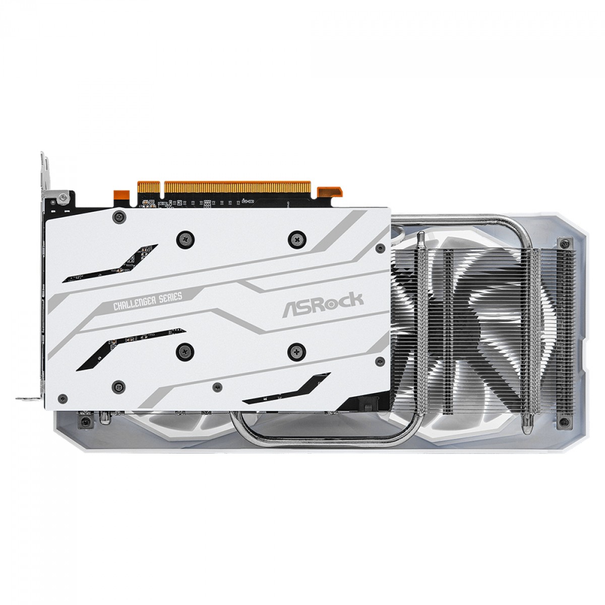 Placa de Vídeo ASRock Radeon RX 6600 Challenger White, 8GB, GDDR6, FSR, Ray Tracing, Branco, 90-GA4UZZ-00UANF