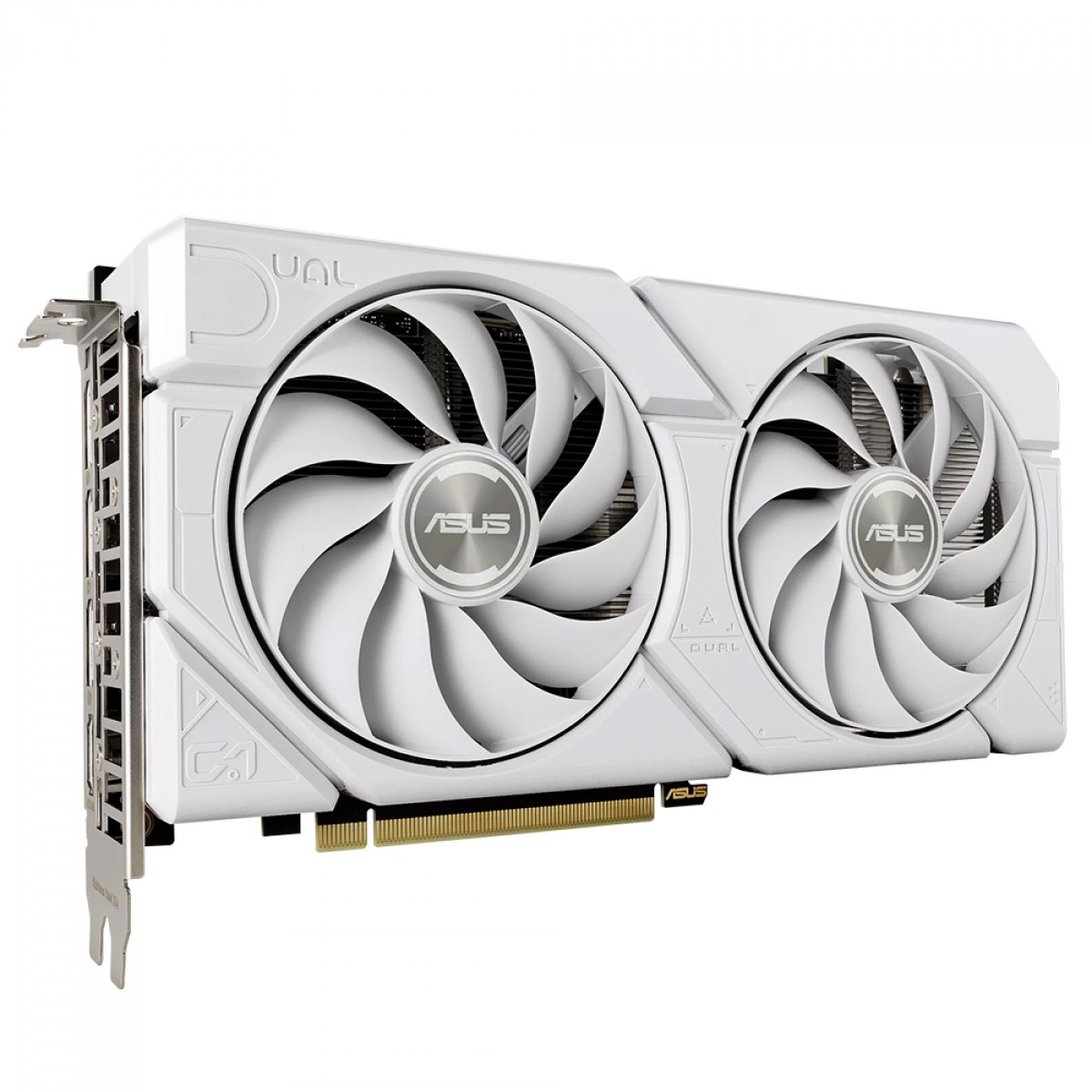 Placa de Vídeo Asus Dual NVIDIA GeForce RTX 4060 Ti EVO White OC Edition, 8GB, GDDR6, DLSS, Ray Tracing, DUAL-RTX4060TI-O8G-EVO-WHITE