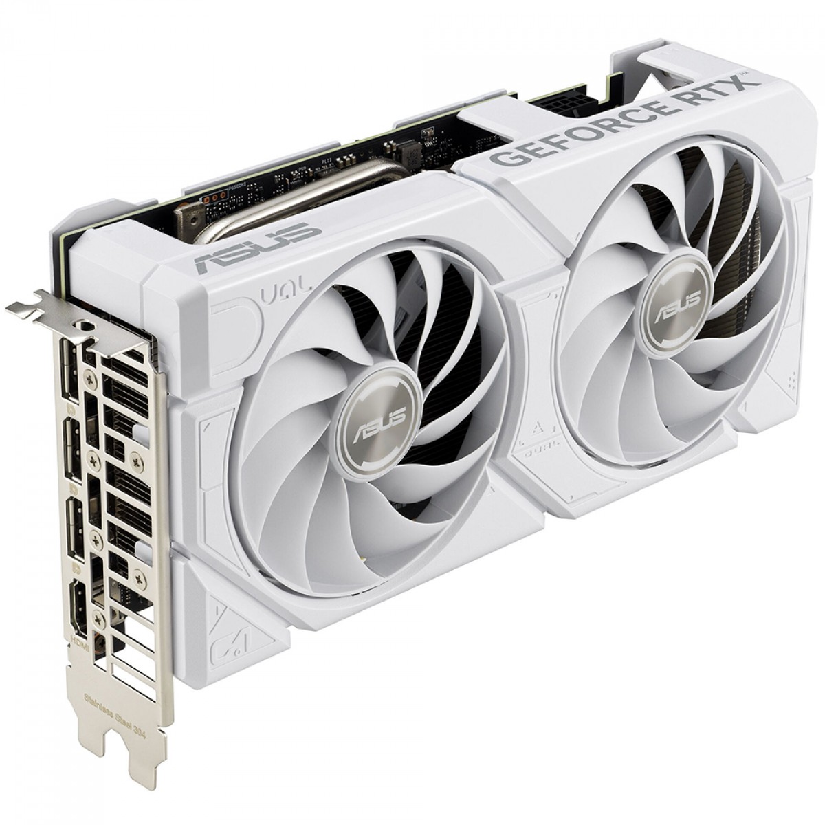 Placa de Vídeo Asus Dual NVIDIA GeForce RTX 4070 Super EVO OC White, 12GB, GDDR6X, DLSS, Ray Tracing, Branco, DUAL-RTX4070S-O12G-EVO-WHITE