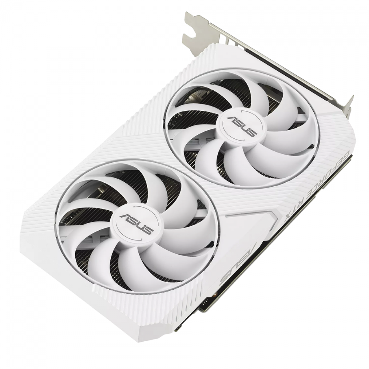 Placa de Vídeo Asus GeForce RTX 3060, DUAL, OC Edition, White, 8GB, GDDR6, DLSS, Ray Tracing, 90YV0GB7-M0NA00