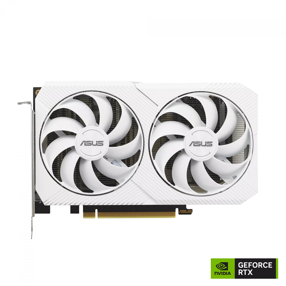 Placa de Vídeo Asus GeForce RTX 3060, DUAL, OC Edition, White, 8GB, GDDR6, DLSS, Ray Tracing, 90YV0GB7-M0NA00