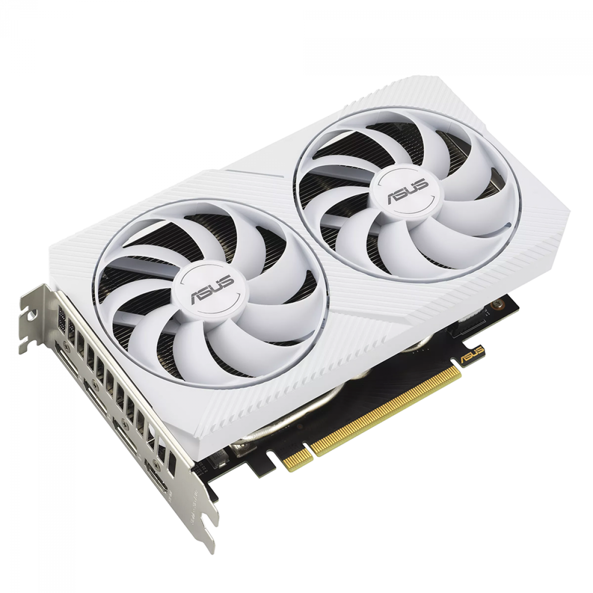 Placa de Vídeo Asus GeForce RTX 3060, DUAL, OC Edition, White, 8GB, GDDR6, DLSS, Ray Tracing, 90YV0GB7-M0NA00