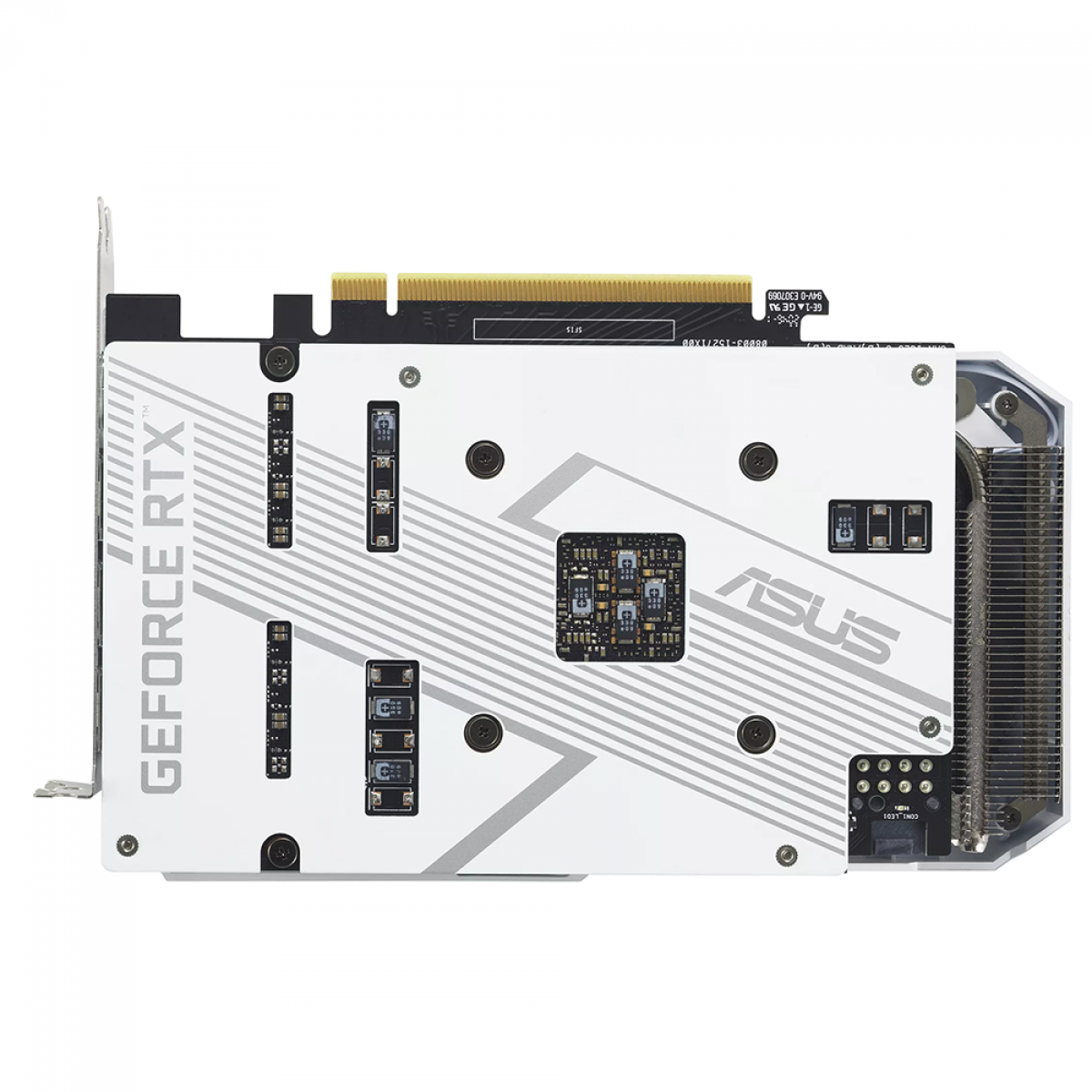 Placa de Vídeo Asus GeForce RTX 3060, DUAL, OC Edition, White, 8GB, GDDR6, DLSS, Ray Tracing, 90YV0GB7-M0NA00