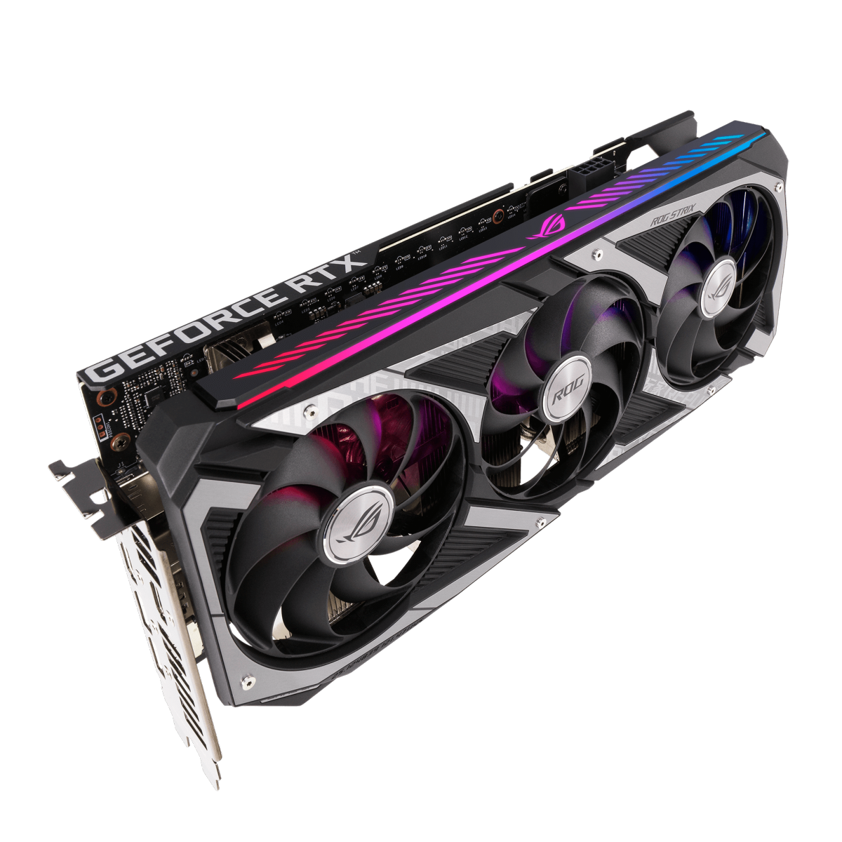 Placa de Vídeo Asus ROG Strix Geforce RTX 3060, LHR, 12GB, GDDR6, DLSS, Ray Tracing, ROG-STRIX-RTX3060-12G-GAMING
