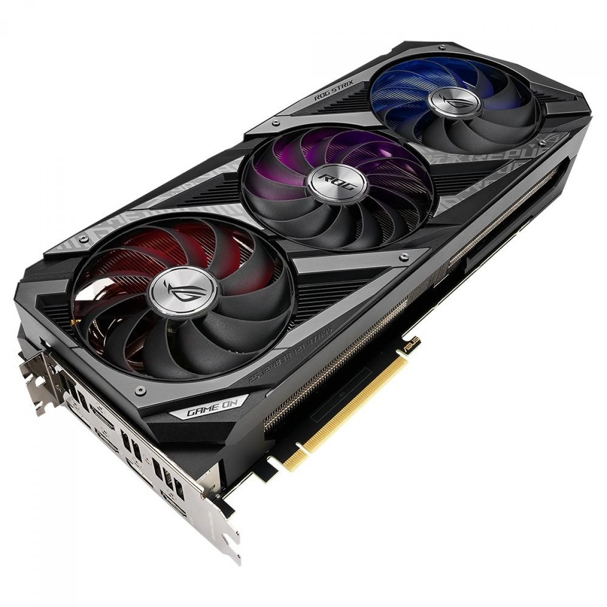 Placa de Vídeo Asus, ROG Strix, Geforce RTX 3060 Ti, OC, LHR, 8GB, V2, GDDR6, DLSS, Ray Tracing