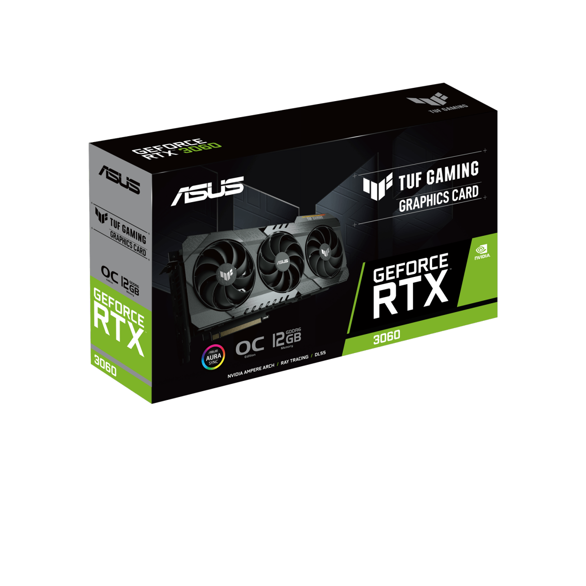 Placa de Vídeo Asus TUF Gaming NVIDIA GeForce RTX 3060 OC V2, LHR, 12GB GDDR6, DLSS, Ray Tracing, TUF-RTX3060-O12G-V2-GAMING