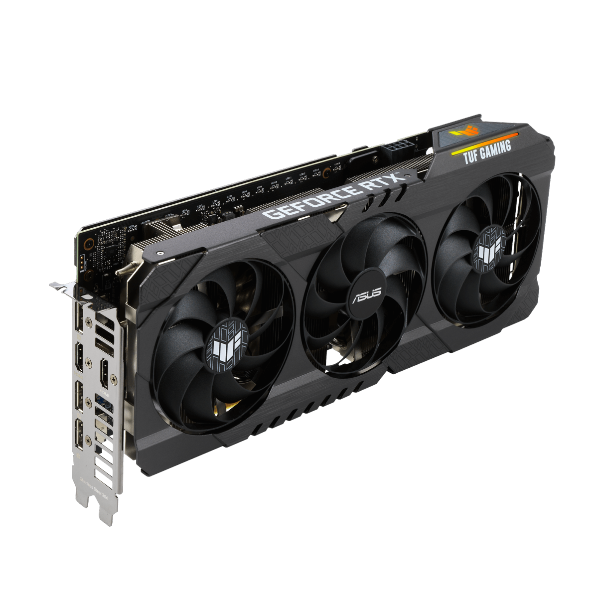 Placa de Vídeo Asus TUF Gaming NVIDIA GeForce RTX 3060 OC V2, LHR, 12GB GDDR6, DLSS, Ray Tracing, TUF-RTX3060-O12G-V2-GAMING