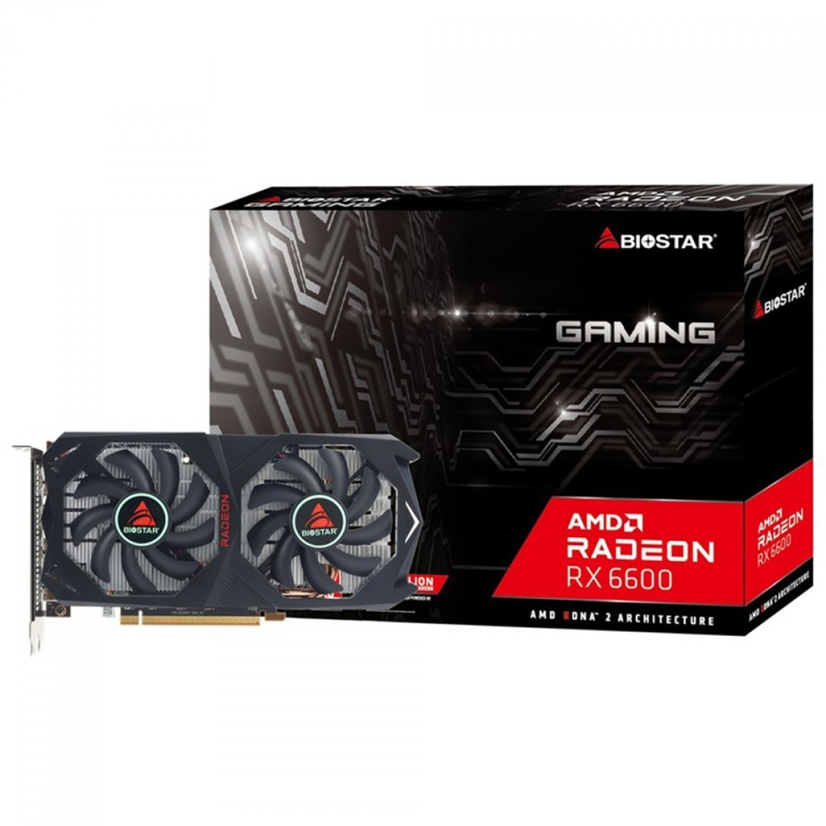 Placa de Vídeo Biostar AMD Radeon RX 6600M, 8GB, GDDR6, Ray Tracing, VA66M6RM81