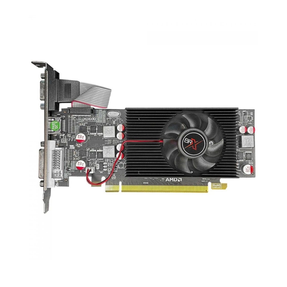 Placa de Vídeo BRX AMD Radeon R5 240, 2GB, GDDR3, 128bit, PVBRX-AMD-R5240D5