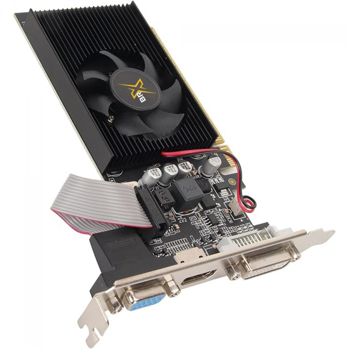 Placa de Vídeo BRX NVIDIA GeForce GT 610, 2GB, GDDR3, 64bit, PVBRX-GT6102GBD3