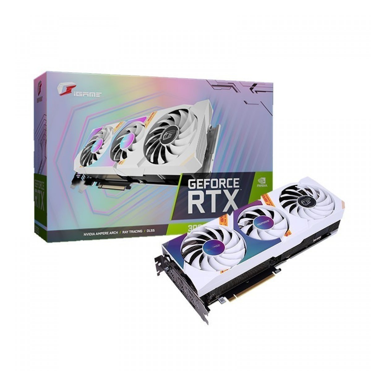 Placa de Vídeo Colorful iGame NVIDIA GeForce RTX 3060 Ultra W OC, 8GB, GDDR6, DLSS, Ray Tracing