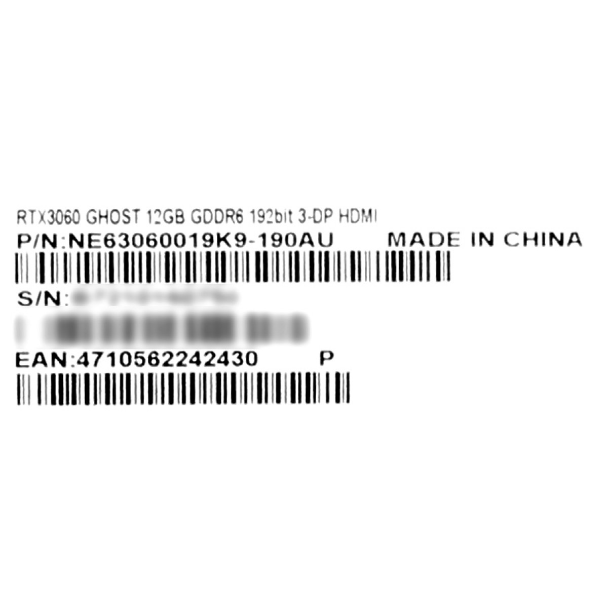 Placa de Vídeo Gainward NVIDIA GeForce RTX 3060 Ghost, LHR, 12GB, GDDR6, DLSS, Ray Tracing, NE63060019K9-190AU