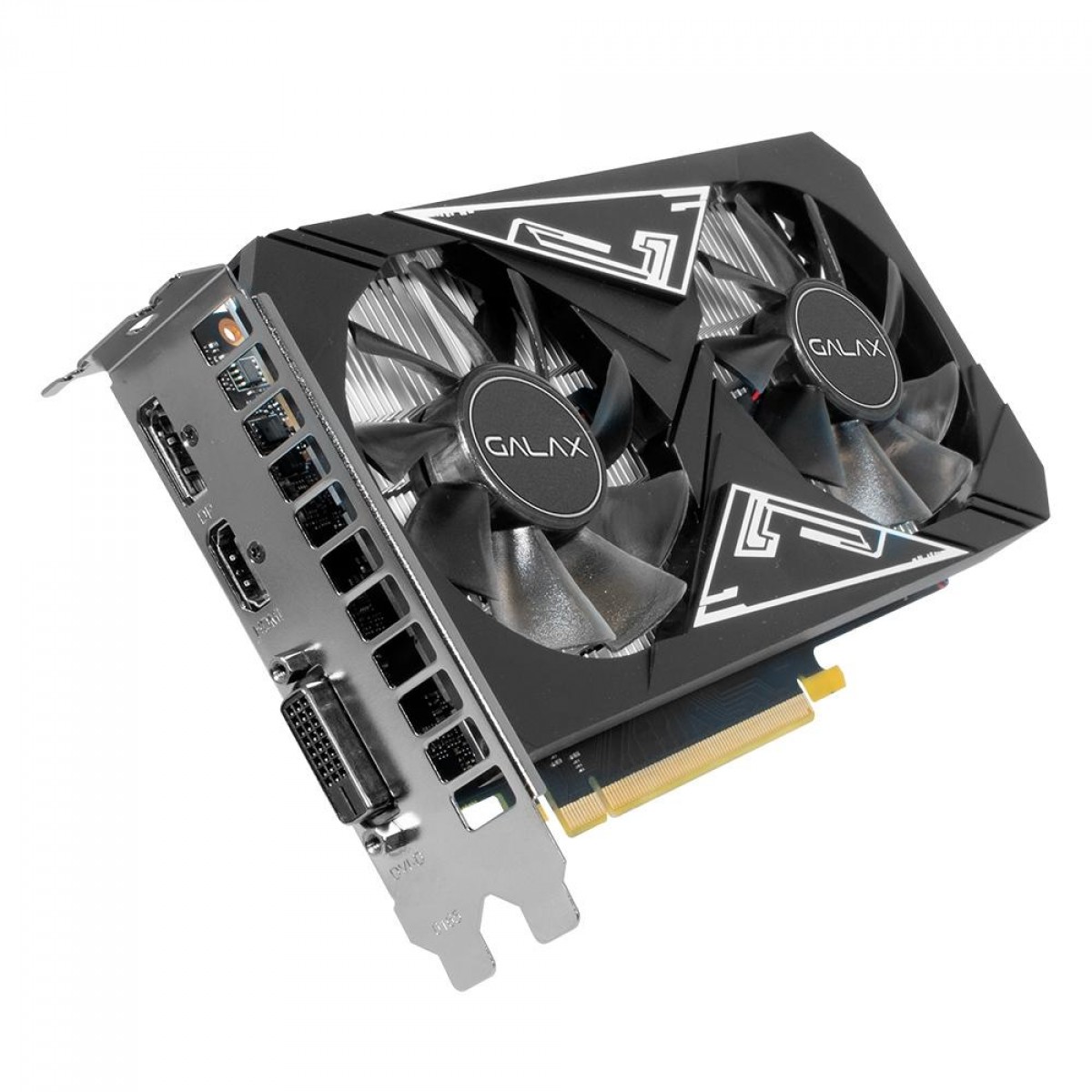 Placa de Vídeo Galax, GeForce, GTX 1650 EX PLUS, 4GB, 1-Click OC, GDDR6, 128-bit, 65SQL8DS93E1 