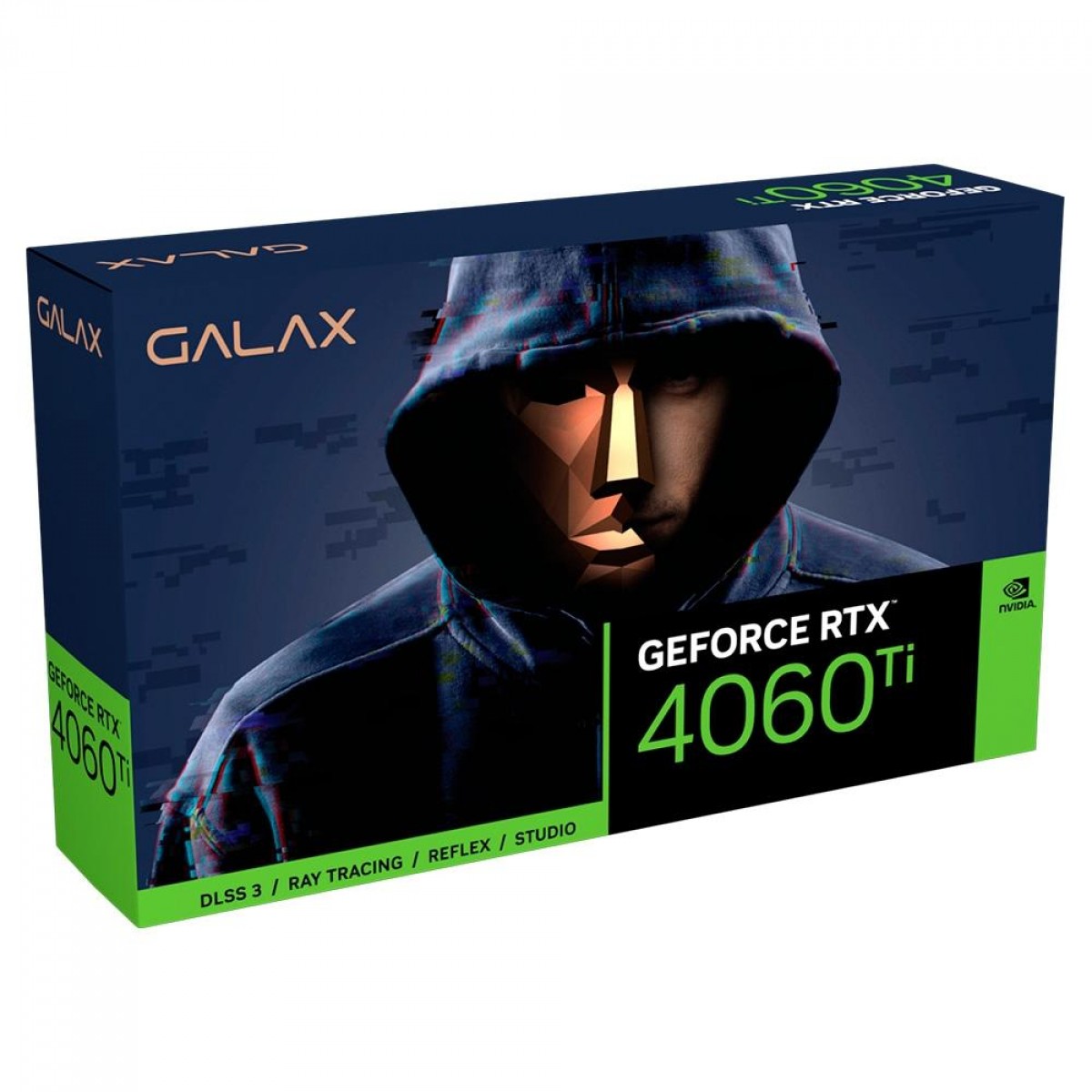Placa De Vídeo Galax NVIDIA GeForce RTX 4060 Ti 1-Click OC, 8GB, GDDR6X, DLSS, Ray Tracing, 46ISL8MD8COC