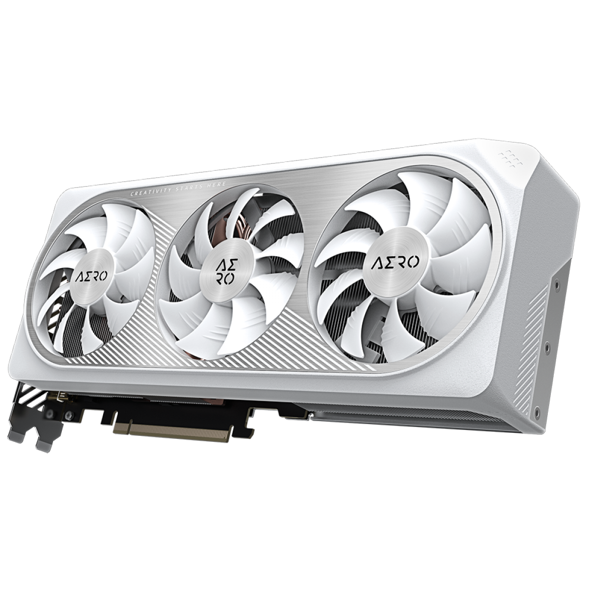 Placa de Vídeo Gigabyte NVIDIA GeForce RTX 4070 Aero OC White, 12GB, GDDR6X, DLSS, Ray Tracing, GV-N4070AERO OC-12GD