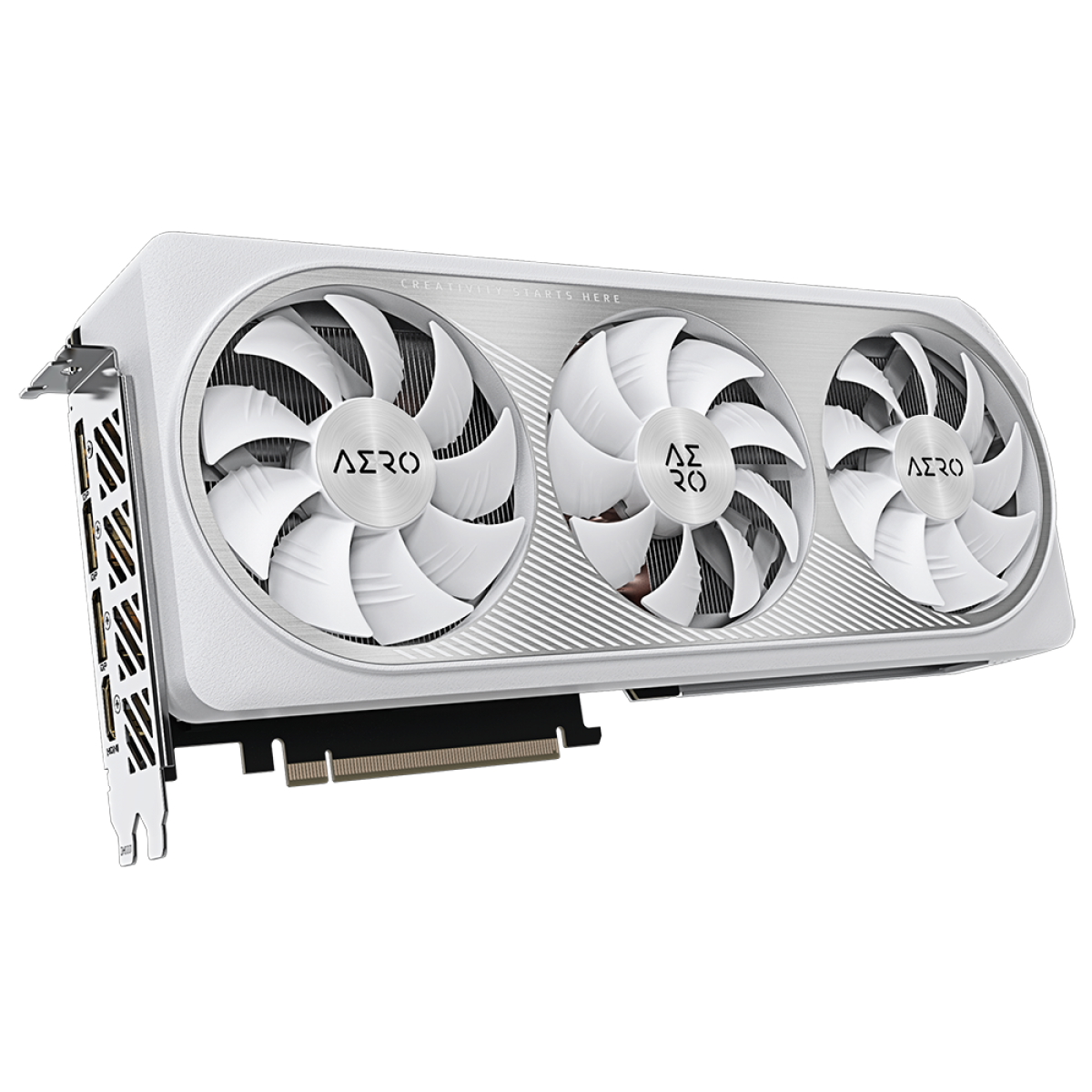 Placa de Vídeo Gigabyte NVIDIA GeForce RTX 4070 Aero OC White, 12GB, GDDR6X, DLSS, Ray Tracing, GV-N4070AERO OC-12GD