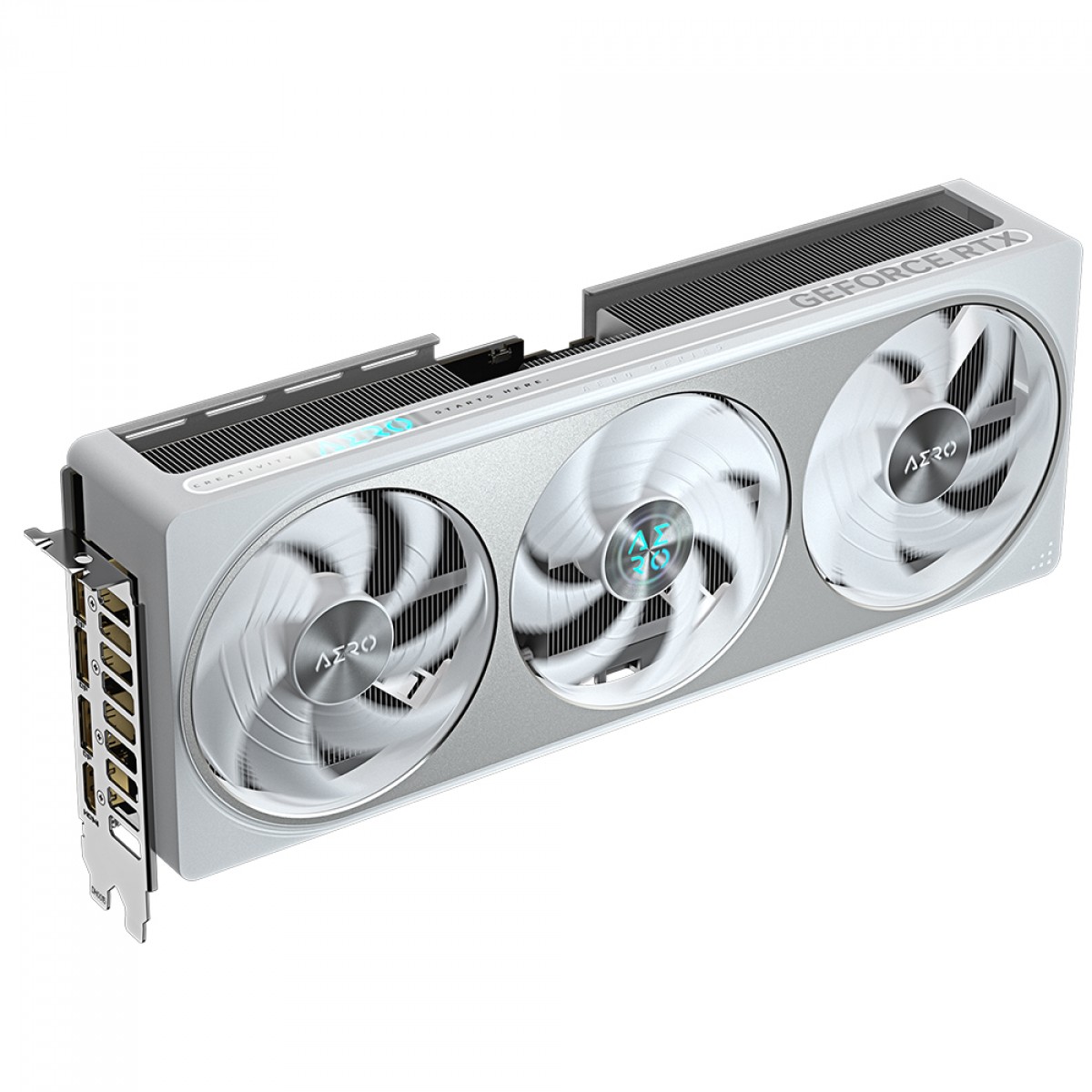 Placa de Vídeo Gigabyte NVIDIA GeForce RTX 5070 AERO OC, 12GB, GDDR7, DLSS, Ray Tracing, GV-N5070AERO OC-12GD