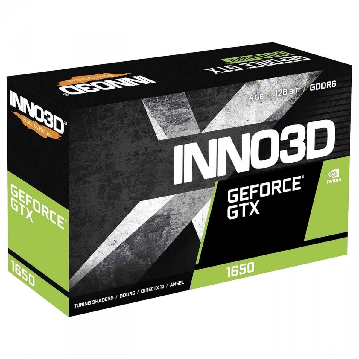 Placa de Vídeo Inno3D GeForce GTX 1650 Twin X2 OC V2, 4GB GDDR6, 128Bit, N16502-04D6X-171330N