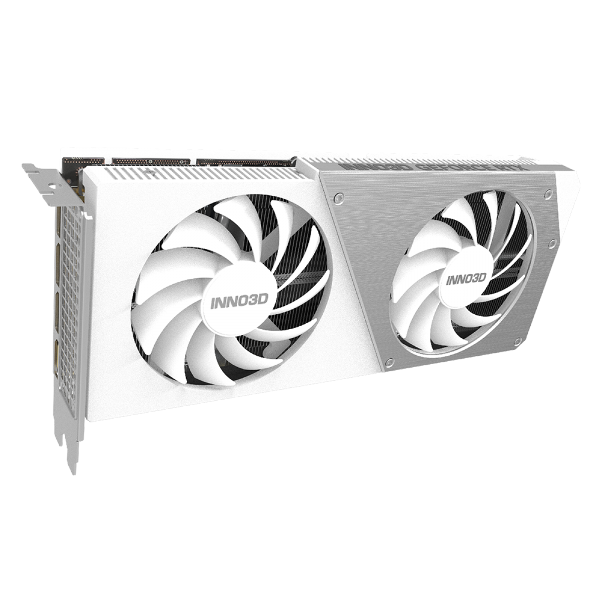 Placa de Vídeo INNO3D NVIDIA GeForce RTX 4060 Ti TWIN X2 OC White, 16GB, GDDR6, DLSS, Ray Tracing, N406T2-16D6X-178055W